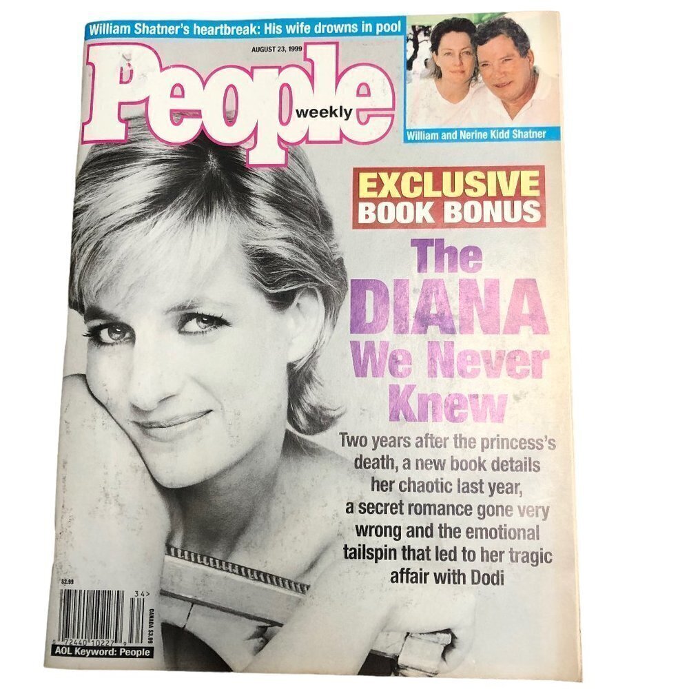 Princess Diana Lot of 5 Vintage People Magazines Late 90s - Picture 6 of 6